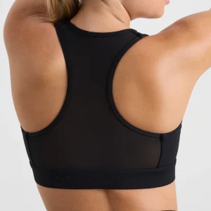 Discount Aje ATHLETICA Spliced Mesh Sports Bra 370 Black