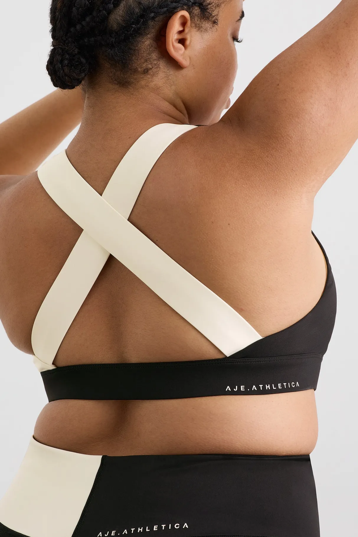 spliced_sports_bra__13.webp Outlet Aje ATHLETICA Spliced Sports Bra 305 Black Limestone Beige