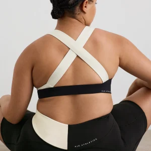 Outlet Aje ATHLETICA Spliced Sports Bra 305 Black Limestone Beige