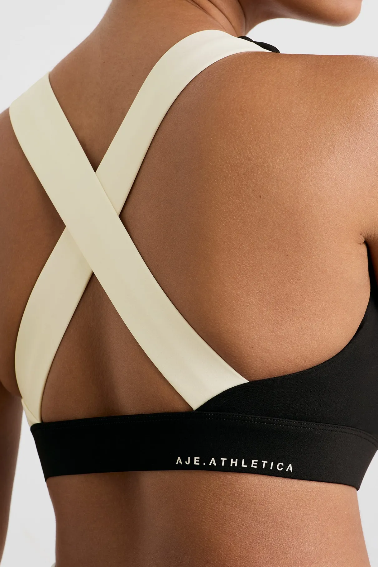 spliced_sports_bra__8.webp Outlet Aje ATHLETICA Spliced Sports Bra 305 Black Limestone Beige