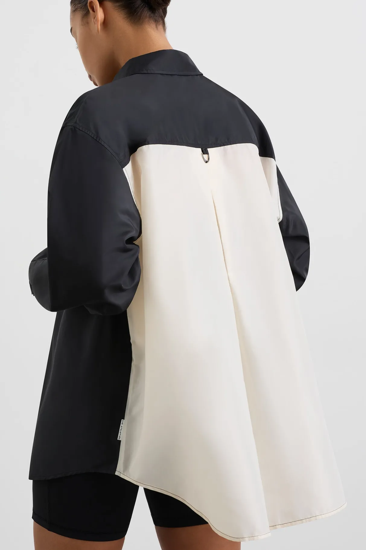 spliced_spray_shirt__10.webp Hot Aje ATHLETICA Spliced Spray Shirt 427 Black Limestone Beige