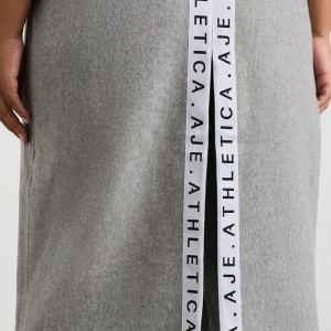 Clearance Aje ATHLETICA Split Back Sleeveless Coat 760 Grey Marle
