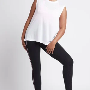 Shop Aje ATHLETICA Split Back Tank 111 White/White