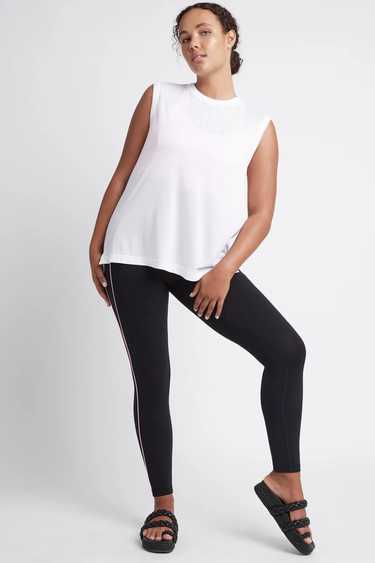 split_back_tank__10.webp Shop Aje ATHLETICA Split Back Tank 111 White/White