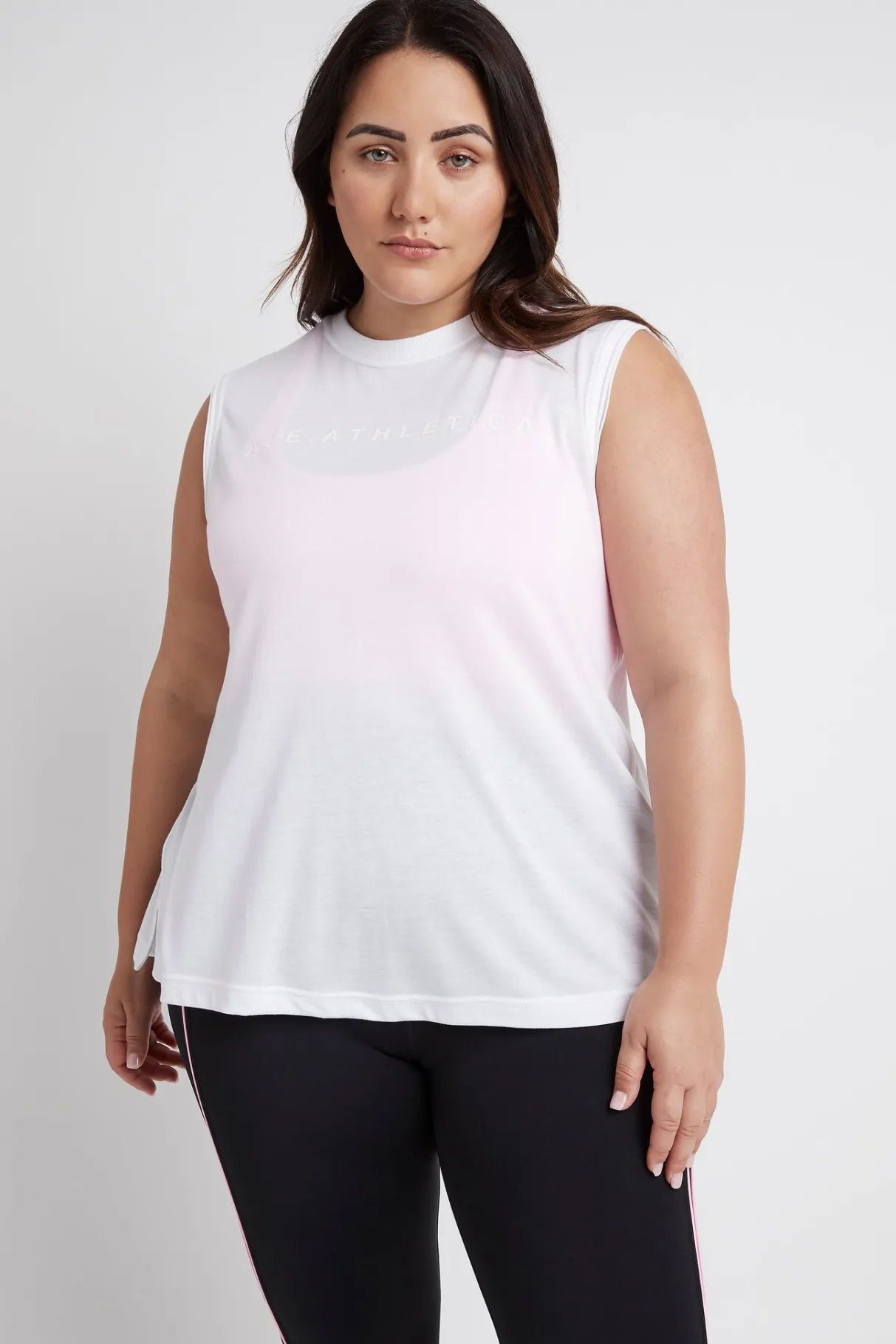 split_back_tank__11.webp Shop Aje ATHLETICA Split Back Tank 111 White/White
