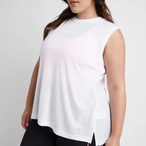 Shop Aje ATHLETICA Split Back Tank 111 White/White