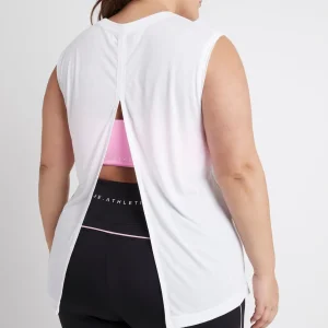 Shop Aje ATHLETICA Split Back Tank 111 White/White