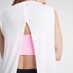 Shop Aje ATHLETICA Split Back Tank 111 White/White