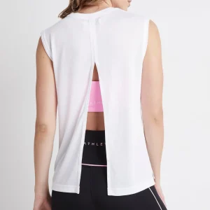Shop Aje ATHLETICA Split Back Tank 111 White/White