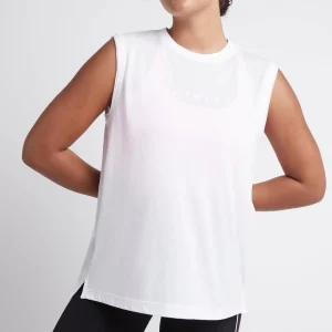 Shop Aje ATHLETICA Split Back Tank 111 White/White