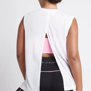 Shop Aje ATHLETICA Split Back Tank 111 White/White