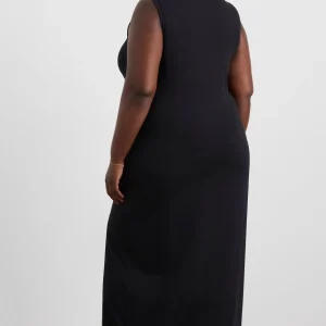 Sale Aje ATHLETICA Split Hem Jersey Dress 816 Black