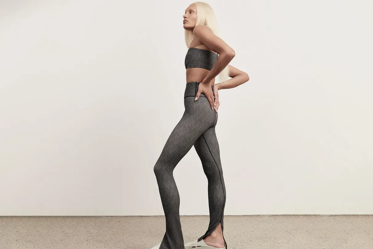 split_hem_leggings__13.webp Store Aje ATHLETICA Split Hem Leggings 205 Herringbone Print