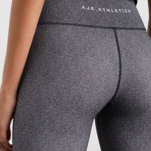 Store Aje ATHLETICA Split Hem Leggings 205 Herringbone Print