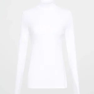 New Aje ATHLETICA Split Hem Mock Top 434 White