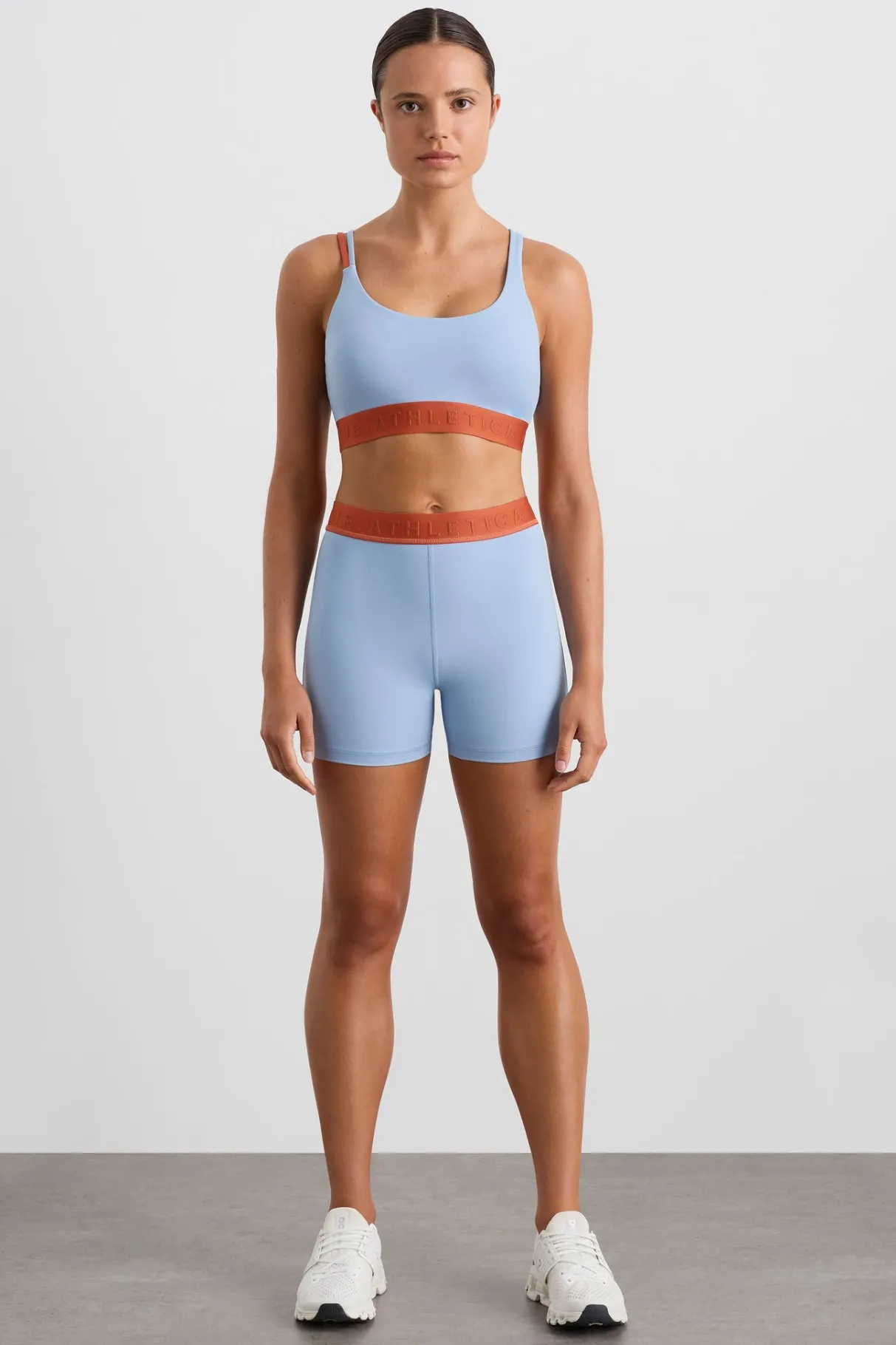 split_strap_logo_bra__0.webp Hot Aje ATHLETICA Split Strap Logo Bra 366 Steel Blue Copper Orange