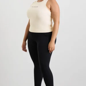 New Aje ATHLETICA Split Strap Tank 147 Limestone Beige