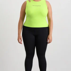 Outlet Aje ATHLETICA Split Strap Tank 147 Lime Green