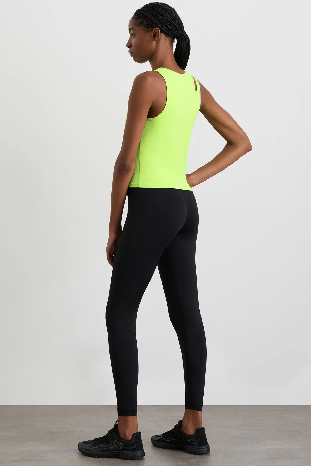 split_strap_tank__5.webp Outlet Aje ATHLETICA Split Strap Tank 147 Lime Green