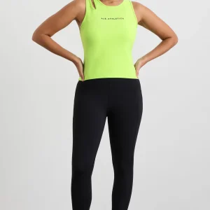 Outlet Aje ATHLETICA Split Strap Tank 147 Lime Green