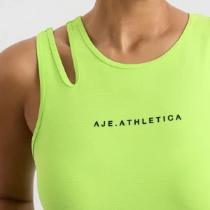 Outlet Aje ATHLETICA Split Strap Tank 147 Lime Green