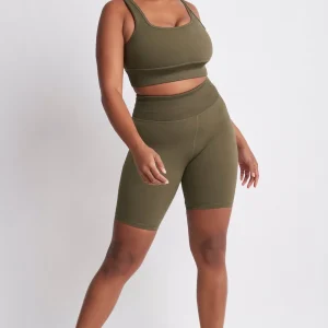Shop Aje ATHLETICA Sports Bra 023 Khaki