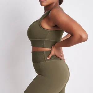 Shop Aje ATHLETICA Sports Bra 023 Khaki