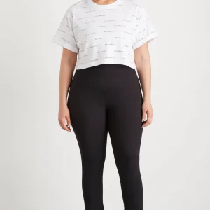 Store Aje ATHLETICA Spotty Logo Crop T-Shirt 105 White/Black