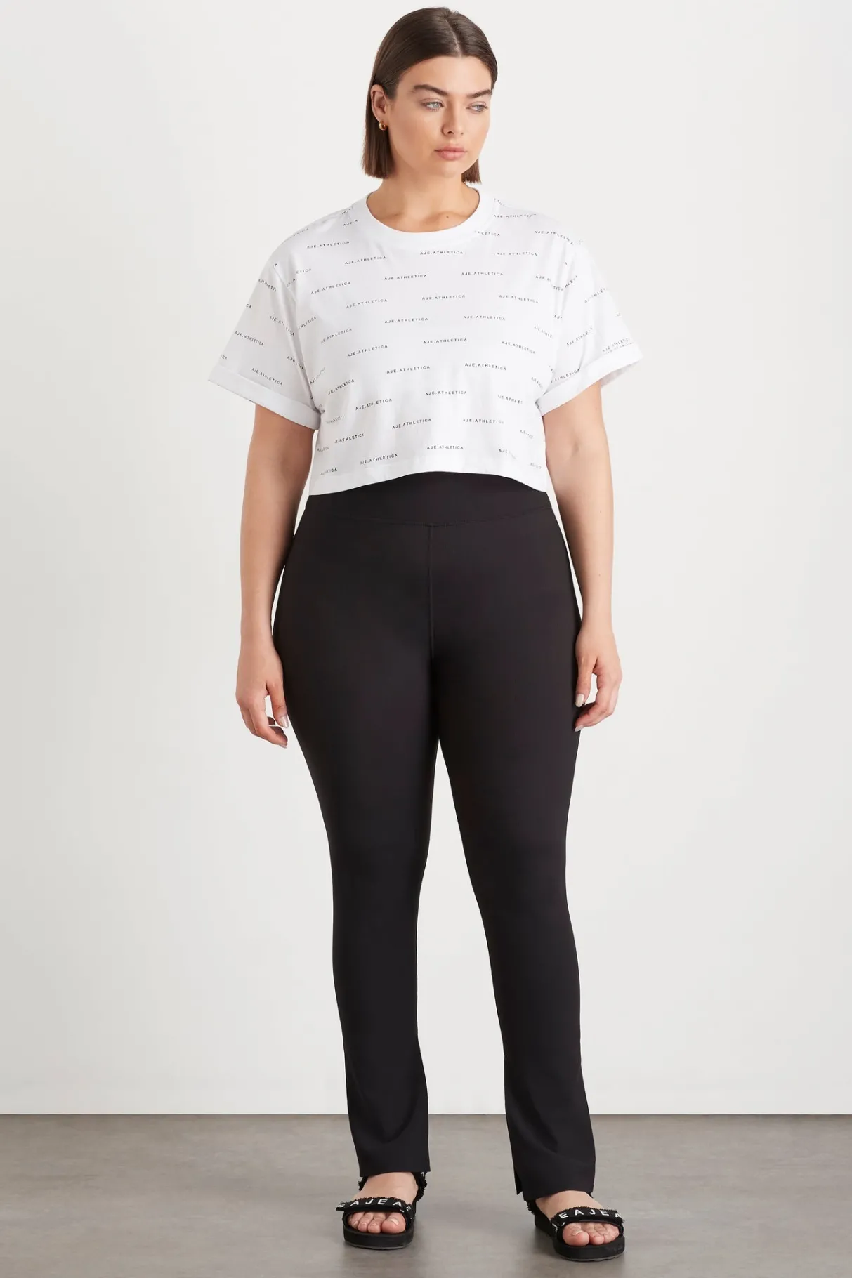 spotty_logo_crop_tshirt__12.webp Store Aje ATHLETICA Spotty Logo Crop T-Shirt 105 White/Black