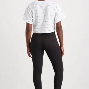 Store Aje ATHLETICA Spotty Logo Crop T-Shirt 105 White/Black