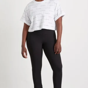 Store Aje ATHLETICA Spotty Logo Crop T-Shirt 105 White/Black