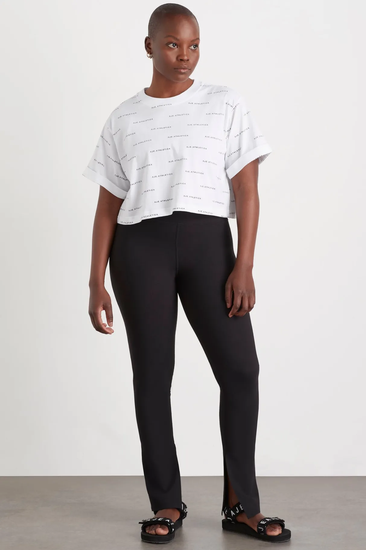 spotty_logo_crop_tshirt__7.webp Store Aje ATHLETICA Spotty Logo Crop T-Shirt 105 White/Black