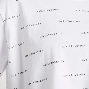 Store Aje ATHLETICA Spotty Logo Crop T-Shirt 105 White/Black