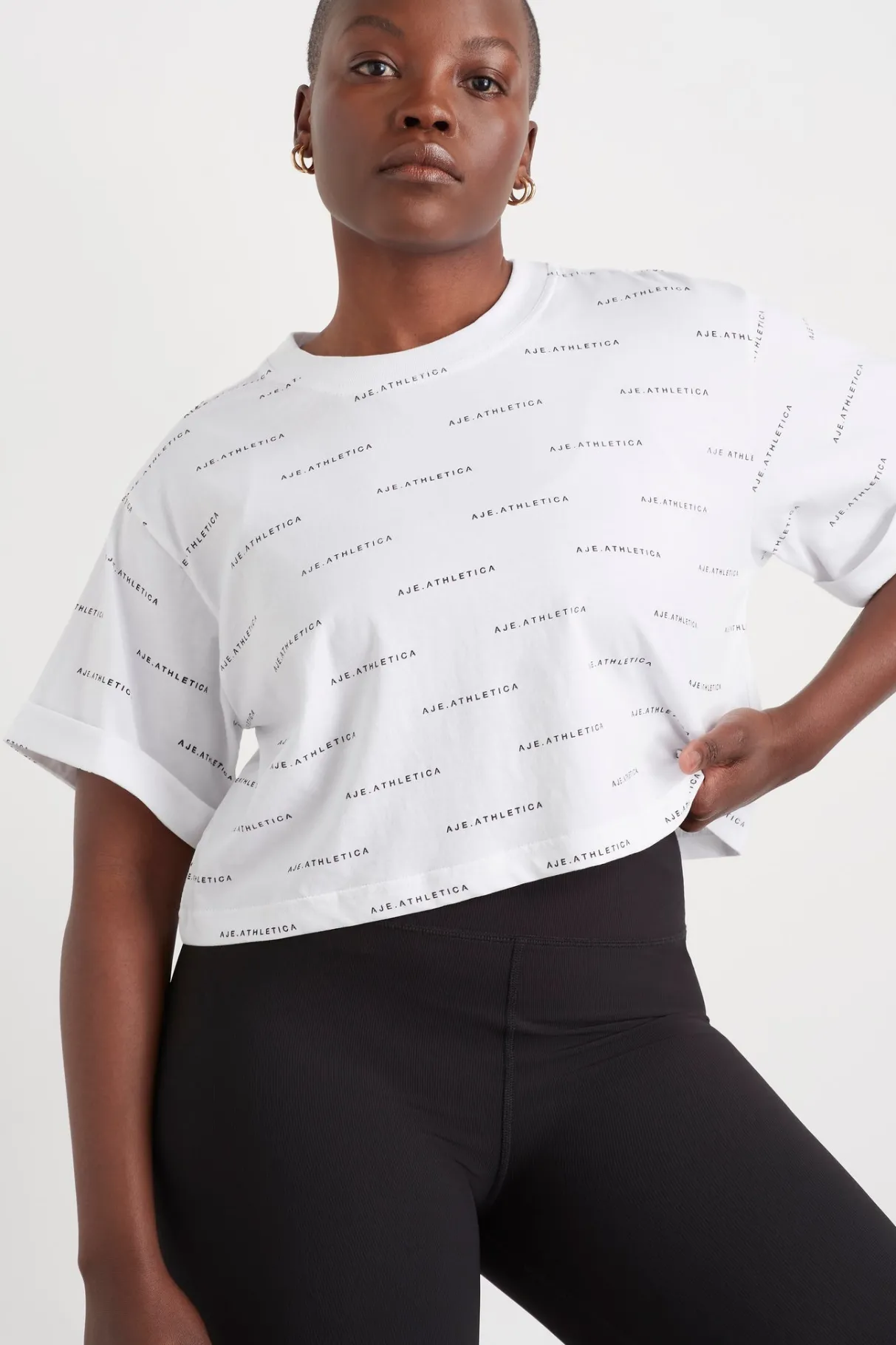 spotty_logo_crop_tshirt__9.webp Store Aje ATHLETICA Spotty Logo Crop T-Shirt 105 White/Black