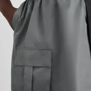 Fashion Aje ATHLETICA Spray Bubble Hem Dress 818 Slate Surge