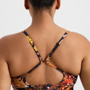 Outlet Aje ATHLETICA Square Neck Sports Bra 307 Autumnal Garden