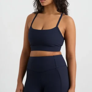 Shop Aje ATHLETICA Square Neck Sports Bra 307 Galaxy Blue
