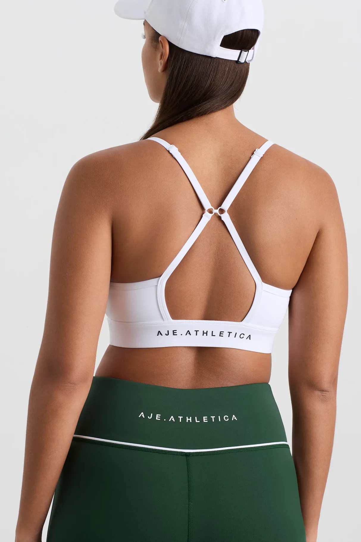 square_neck_sports_bra__8-1.webp Shop Aje ATHLETICA Square Neck Sports Bra 307 White