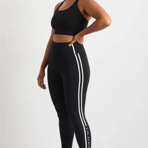Outlet Aje ATHLETICA Stripe Full Length Legging 232 Black/White