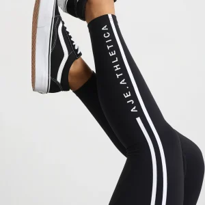Outlet Aje ATHLETICA Stripe Full Length Legging 232 Black/White