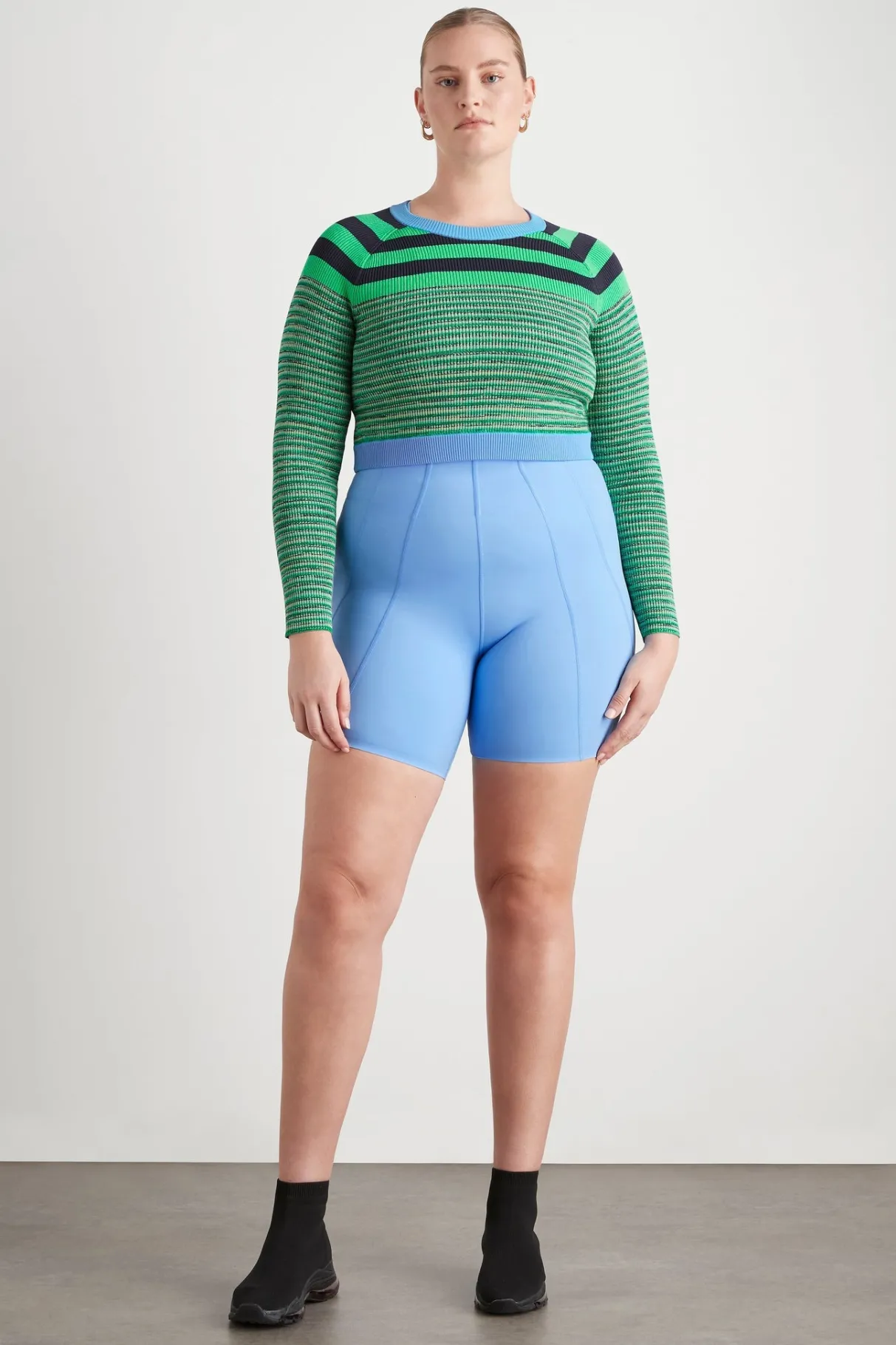 striped_knit_jumper__10.webp Flash Sale Aje ATHLETICA Striped Knit Jumper 423 Mint Green/Multi