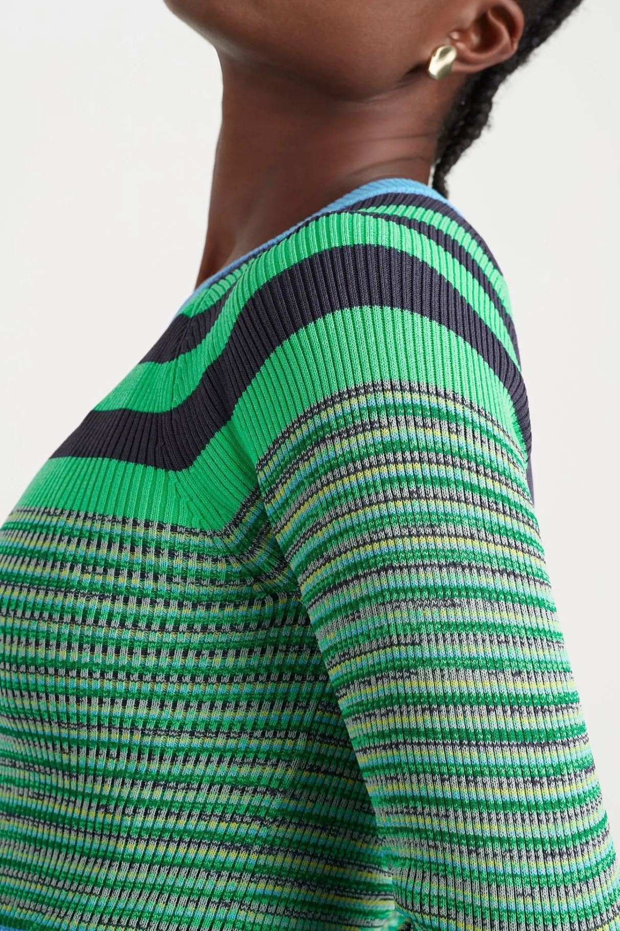 striped_knit_jumper__3.webp Flash Sale Aje ATHLETICA Striped Knit Jumper 423 Mint Green/Multi