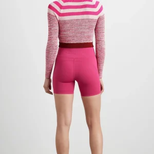 Sale Aje ATHLETICA Striped Knit Jumper 423 Berry/Multi