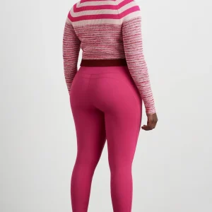 Sale Aje ATHLETICA Striped Knit Jumper 423 Berry/Multi