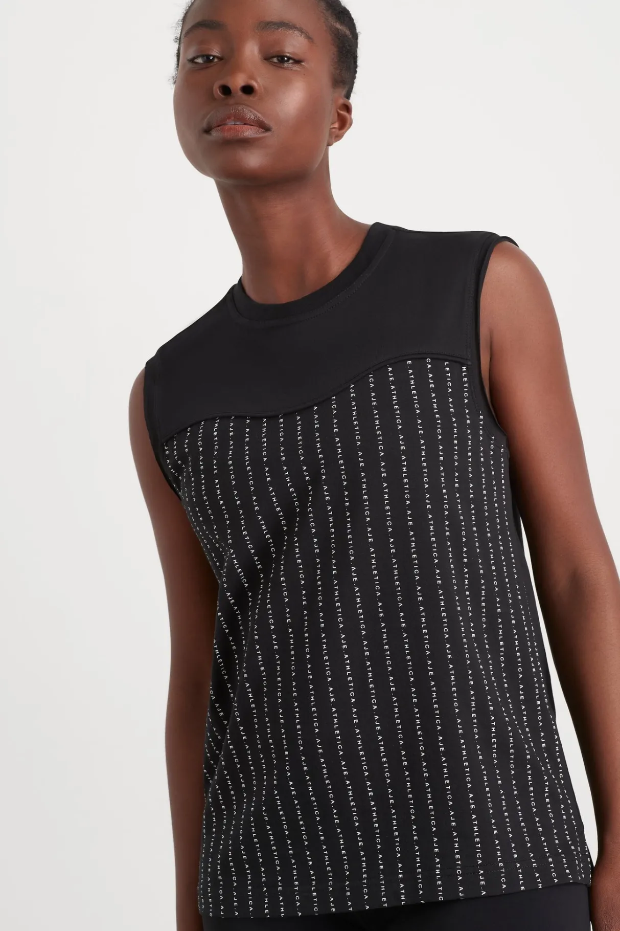 sweetheart_logo_tank__0.webp Best Sale Aje ATHLETICA Sweetheart Logo Tank 101 Black/White