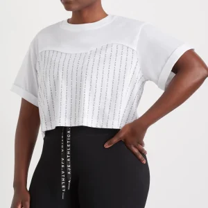 Fashion Aje ATHLETICA Sweetheart Logo T-Shirt 105 White/Black