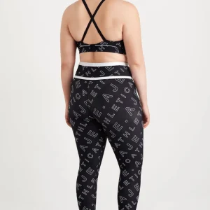 Outlet Aje ATHLETICA Sweetheart Piping Bra 330 Black Fineline Logo