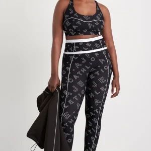 Outlet Aje ATHLETICA Sweetheart Piping Bra 330 Black Fineline Logo