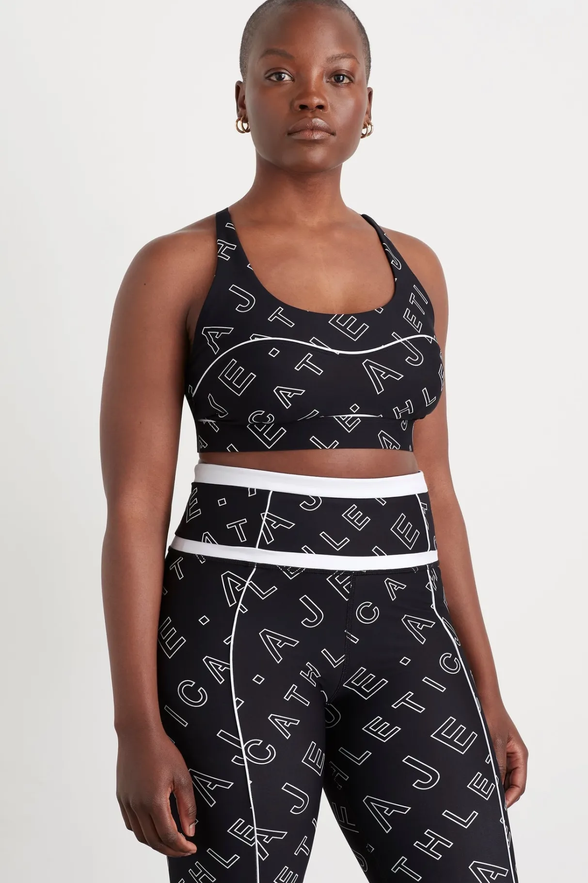 sweetheart_piping_bra__7.webp Outlet Aje ATHLETICA Sweetheart Piping Bra 330 Black Fineline Logo