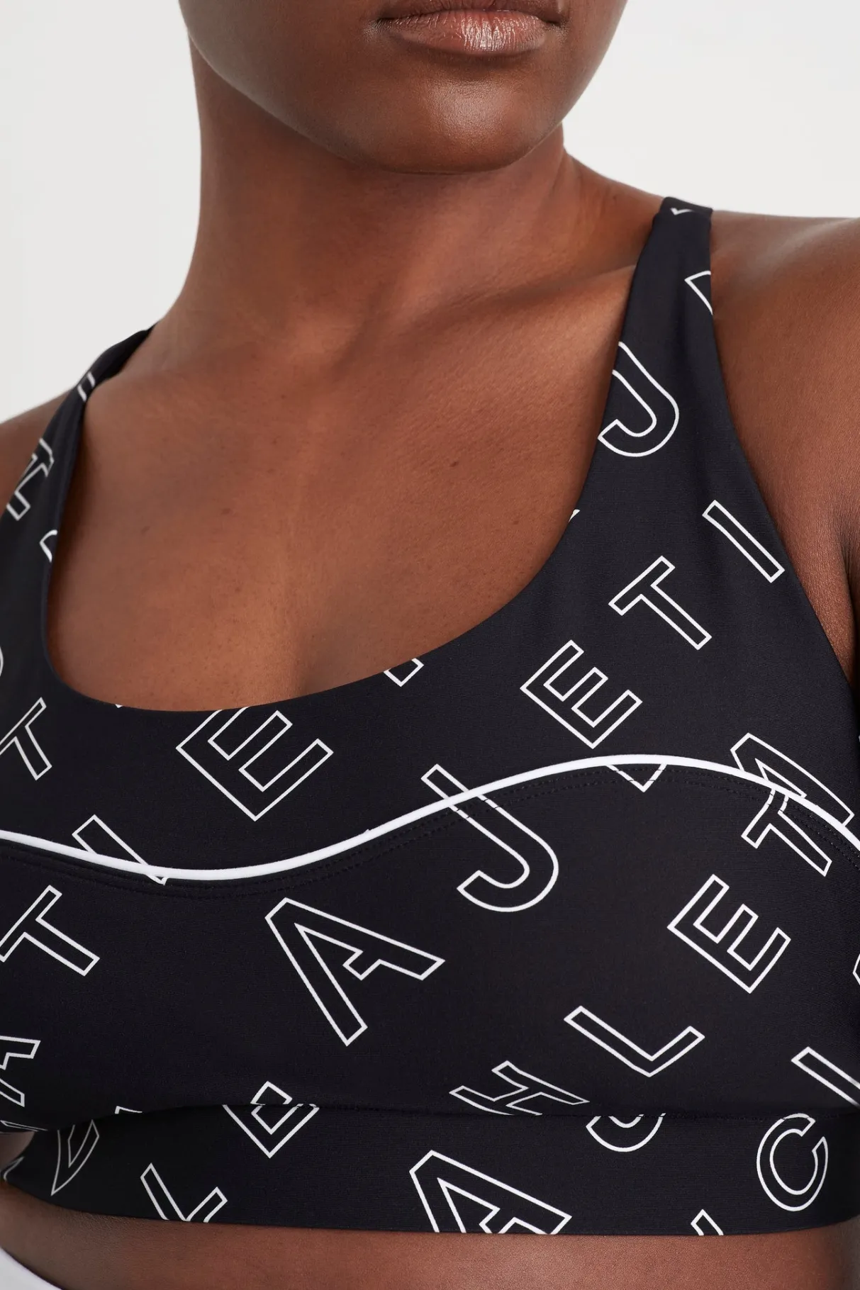 sweetheart_piping_bra__8.webp Outlet Aje ATHLETICA Sweetheart Piping Bra 330 Black Fineline Logo